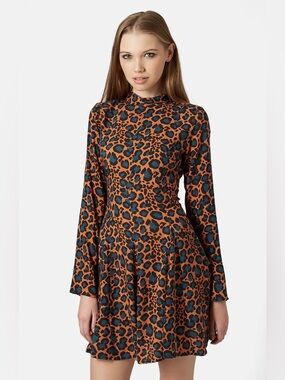 Topshop Leopard Dress‎